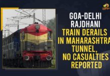 Goa-Delhi Rajdhani Train Derails In Maharashtra Tunnel, No Casualties Reported Delhi-Goa Rajdhani Express train derails in Maharashtra, Delhi-Goa Rajdhani Train Derails Inside Karbude Tunnel, Goa-bound Rajdhani Express derails inside tunnel, Goa-Delhi Rajdhani Express derails, Goa-Delhi Rajdhani Train, Goa-Delhi Rajdhani Train Derails In Maharashtra, Goa-Delhi Rajdhani Train Derails In Maharashtra Tunnel, Goa-Delhi Rajdhani Train Derails In Maharashtra Tunnel No Casualties Reported, Maharashtra Tunnel of Ratnagiri station, Mango News, Nizamuddin-Madgaon Rajdhani Superfast Special, Rajdhani Express derails near Ratnagiri, Ratnagiri station