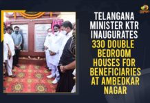 Telangana Minister KTR Inaugurates 330 Double Bedroom Houses For Beneficiaries At Ambedkar Nagar 2BHK Dignity Houses, 2BHK Dignity Houses at Ambedkar Nagar, 2BHK houses, 2BHK houses for poor, 2BHK Houses in Hyderabad City, Hyderabad, KTR Inaugurates 2BHK Dignity Houses, Mango News, Minister KTR inaugurated 2BHK Houses, Minister KTR Inaugurates 2BHK Dignity Houses at Ambedkar Nagar, Minister KTR Inaugurates 2BHK Dignity Houses at Ambedkar Nagar in Hyderabad, Telangana 2BHK Houses, Telangana 2BHK Houses News, Telangana 2BHK Houses Scheme, Telangana 2BHK Housing Scheme
