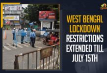 West Bengal Lockdown Restrictions Extended Till July 15th