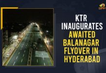 Babu Jagjivan Ram six-lane flyover, balanagar flyover, balanagar flyover inauguration, Hyderabad, KTR Inaugurates Awaited Balanagar, KTR Inaugurates Awaited Balanagar In Hyderabad, KTR inaugurates Babu Jagjivan Ram six-lane flyover, KTR inaugurates Babu Jagjivan Ram six-lane flyover at Balanagar, KTR Inaugurates Balanagar Flyover, Mango News, Minister KTR Inaugurates Balanagar Flyover, Minister KTR Inaugurates Balanagar Flyover in Hyderabad, Minister KTR names Balanagar flyover as Babu Jagjivan Ram