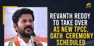 Mango News, MP Revanth Reddy, MP Revanth Reddy To Take Charge as New TPCC President, MP Revanth Reddy to Take Charge as New TPCC President Today, New Telangana PCC chief Revanth Reddy, Revanth Reddy appointed TPCC chief, Revanth Reddy new TPCC chief, Revanth Reddy to take charge as TPCC chief, Telangana Congress MP Revanth Reddy, TPCC Revanth Reddy, TPCC Working President, TPCC Working President Revanth Reddy