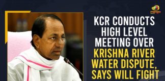 AP-TS Water Disputes, CM KCR Says Govt would Fight at All the Fora Without Any Compromise on the Krishna Waters, CM KCR vows to fight for Krishna water share, KCR Says Govt would Fight at All the Fora Without Any Compromise on the Krishna Waters, Krishna Water Disputes Tribunal, Krishna Waters, Mango News, Telangana AP Water Disputes, TS to continue struggle for rights in Krishna water, TS will start using 50% water in Krishna, Water Disputes, water disputes between Andhra and Telangana