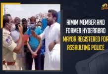 AIMIM Member And Former Hyderabad Mayor Registered For Assaulting Police AIMIM Member And Former Hyderabad Mayor Registered For Assaulting Police, case against Mohammed Majid Hussain, former GHMC Mayor, former GHMC Mayor Mohammed Majid Hussain, former GHMC Mayor Mohammed Majid Hussain Land Issue, Former Hyderabad mayor Majid Hussain, former Mayor, Greater Hyderabad Municipal Corporation, Hyderabad Police, Mango News, Mohammed Majid Hussain