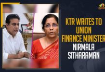 KTR Writes To Union Finance Minister Nirmala Sitharaman Finance Minister Nirmala Sitharaman, financial assistance for Telangana MSMEs, financial minister of india, india finance minister, KTR Seeks financial assistance for Telangana MSMEs, KTR writes a letter to Union Finance Minister, KTR Writes To Union Finance Minister Nirmala Sitharaman, Mango News, minister of finance of india, Telangana Minister kTR, Telangana MSMEs, Telangana MSMEs Development, Union Finance Minister Nirmala Sitharaman