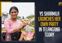 YS Sharmila Launches Her Own Party In Telangana Today 2023 Assembly Elections, Mango News, YS Sharmila, YS Sharmila New Party In Telangana, YS Sharmila New Party Launch, YS Sharmila New Party Name, YS Sharmila New Party News, YS Sharmila Launch Political Party In Telangana, YS Sharmila Launch her YSR Telangana Party, YS Sharmila Launch her YSR Telangana Party Officially, YS Sharmila To Launch her YSR Telangana Party Officially Tomorrow, YSR Telangana Party, YSR Telangana Party Launch, YSR Telangana Party Launch News