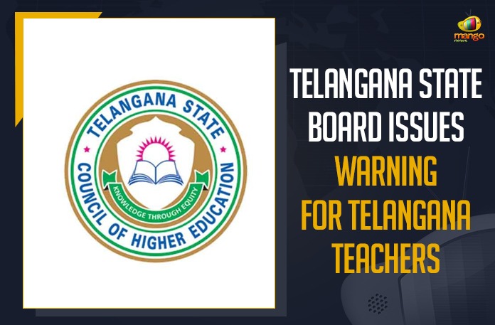 junior colleges in Telangana, Mango News, private junior colleges in Telangana, State Board Issues Warning For Telangana Teachers, Telangana, Telangana Colleges, Telangana Colleges Reopening, Telangana State Board, Telangana State Board Issues Warning For Telangana Teachers, Telangana State Board of Intermediate Education, TRS Government, TSBIE, Warning For Telangana Teachers