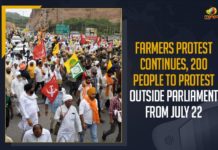 Farmers Protest Continues, 200 People To Protest Outside Parliament From July 22 200 People To Protest Outside Parliament From July 22, Farm Laws, Farmers Against Agri Laws, Farmers Chakka Jam protest, Farmers Intensify Protest, Farmers Intensify Protest Against Farm Laws, Farmers Protest, Farmers Protest Against Farm Bills, Farmers Protest Against Farm Laws, Farmers Protest And Chakka Jam Updates, Farmers Protest Continues, Farmers Protest News, Farmers Protest Updates:, Farmers Protesting Against Farm Laws, Mango News