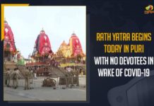 Rath Yatra Begins Today In Puri With No Devotees In Wake Of COVID-19
