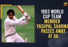 1983 World Cup Team Member Yashpal Sharma Passes Away At 66 1983 World Cup winner Yashpal Sharma, 1983 World Cup winner Yashpal Sharma dies of heart attack, Ex-Cricketer Yashpal Sharma, Former India Cricketer Yashpal Sharma Dies, Former India cricketer Yashpal Sharma dies due to heart attack, Former India Cricketer Yashpal Sharma Dies Of Cardiac Arrest, India 1983 World Cup hero Yashpal Sharma dies, India Cricketer Yashpal Sharma Dies, India Cricketer Yashpal Sharma Dies Of Cardiac Arrest, Mango News, Yashpal Sharma, Yashpal Sharma Dies, Yashpal Sharma Dies Of Cardiac Arrest