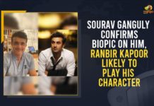 Sourav Ganguly Confirms Biopic On Him, Ranbir Kapoor Likely To Play His Character BCCI President Sourav Ganguly, BCCI president Sourav Ganguly confirms biopic on his life, Board of Control for Cricket in India, former captain of Indian Cricket, Indian cricket team, Mango News, Ranbir Kapoor, Ranbir Kapoor In Sourav Ganguly Biopic, Ranbir Kapoor Likely To Play His Character, sourav ganguly, Sourav Ganguly Biopic, Sourav Ganguly confirms biopic, Sourav Ganguly Confirms Biopic On Him, Sourav Ganguly Confirms Biopic On Him Ranbir Kapoor Likely To Play His Character