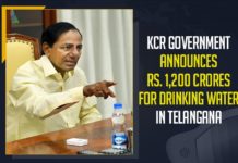 KCR Government Announces Rs. 1,200 Crores For Drinking Water In Telangana 200 crore to resolve drinking water issues, Chief Minister of Telangana, CM KCR allots Rs 1, CM KCR allots Rs 1200 crore to end drinking water, drinking water in Hyderabad, Drinking Water In Telangana, drinking water issues, KCR Government Announces Rs. 1200 Crores For Drinking Water In Telangana, KCR hyderabad to get rs 1200 cr for drinking water, Mango News, Rs 1200 crore allotted for drinking water problems, Telangana govt to spend Rs 1200 crore to beef up waterlines
