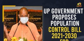 Chief Minister of UP, Mango News, Population Control Bill 2021-2030, Population Control Bill 2021-2030 For Development, UP Government Proposes Population Control Bill, UP Government Proposes Population Control Bill 2021, UP Government Proposes Population Control Bill 2021-2030, UP Government Proposes Population Control Bill 2021-2030 For Development, Uttar Pradesh, Uttar Pradesh Government, World Population Day, Yogi Adityanath