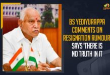 BS Yediyurappa Comments On Resignation Rumour, Says ‘There Is No Truth In It BS Yediyurappa Comments On Resignation Rumour, BS Yediyurappa says he has not resigned as Karnataka Chief, Karnataka CM, Karnataka CM Yediyurappa dismisses rumours, Karnataka CM Yediyurappa has not resigned, Karnataka CM Yediyurappa offers to resign on health grounds, Mango News, Says ‘There Is No Truth In It, Yediyurappa dismisses rumours about his resignation