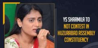 Huzurabad Assembly constituency, Huzurabad by-election, Huzurabad bypoll, Huzurabad bypoll born out of vengeance, Mango News, Sharmila party not to contest in Huzurabad, YS Sharmila, YS Sharmila To Not Contest In Huzurabad Assembly Constituency, YS Sharmila To Not Contest In Huzurabad Constituency, YS Sharmila’s party to not contest in Huzurabad by-elections, YSRTP party not to contest in Huzurabad