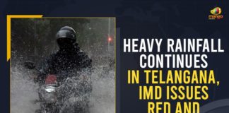 Heavy Rainfall Continues, Heavy Rainfall Continues In Telangana, Heavy Rainfall Predicted In Hyderabad, Heavy rains, Hyderabad Floods, Hyderabad Rains, IMD Issues Red And Orange Alerts, Indian Meteorological Department, Mango News, Rainfall Continues In Telangana, Telangana cm kcr, Telangana Heavy Rainfall, telangana rain news today, telangana rainfall
