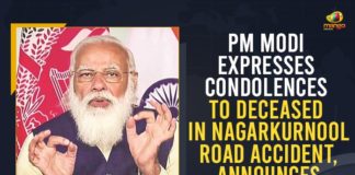 7 killed in road accident in Nagarkurnool, 8 killed as two cars collide in Telangana’s Nagarkurnool district, 8 killed in a road accident, Announces Ex Gratia, Deceased In Nagarkurnool Road Accident, Mango News, Nagarkurnool, Nagarkurnool Road Accident, PM Modi Expresses Condolences To Deceased In Nagarkurnool Road Accident, Seven killed in road accident in Telangana, Seven persons from Hyderabad killed in road accident