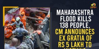 CM Announces Ex Gratia Of Rs 5 Lakh To Victim’s Families, Maharashtra Flood, Maharashtra Flood Disaster Response, Maharashtra Flood Kills 138 People, Maharashtra floods, Maharashtra Floods Live Updates, Maharashtra govt announces Rs 5 lakh ex-gratia for kin, Maharashtra Monsoon, Maharashtra Rain, Maharashtra rains, Maharashtra rains Updates, Mango News, Mumbai floods, Rain in Maharashtra, Uddhav Thackeray, Uddhav Thackeray announces Rs 5 lakh ex gratia to families