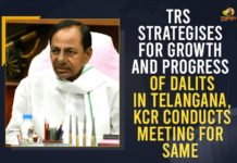 TRS Strategises For Growth And Progress Of Dalits In Telangana, KCR Conducts Meeting For Same CM KCR Ordered Officials to Complete 100 Percent House Construction, CM to launch Telangana Dalit Bandhu, Dalit Bandhu scheme, Dalit Bandhu Scheme Awareness, Dalit Bandhu Scheme In Telangana, Dalit Families, Huzurabad, KCR Conducts Meeting For Same, KCR Held Telangana Dalit Bandhu Scheme Awareness Seminar, Mango News, Pragati Bhavan, Telangana CM KCR meets Dalit representatives, Telangana Dalit Bandhu scheme, Telangana Dalit Bandhu scheme for Dalit empowerment, TRS Strategises For Growth And Progress Of Dalits, TRS Strategises For Growth And Progress Of Dalits In Telangana