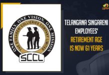 Telangana Singareni Employees’ Retirement Age Is Now 61 Years Mango News, Retirement age of SCCL staff is now 61, Retirement age of Singareni workers increased to 61, SCCL, SCCL Board enhances retirement age to 61 years, SCCL Diwali Bonus, Singareni Collieries, Singareni Collieries Company Limited, Singareni Collieries employee retirement age, Singareni Collieries hikes retirement age to 61 years, Singareni Employees’ Retirement Age Is Now 61 Years, Telangana, Telangana Singareni Employees’ Retirement Age, Telangana Singareni Employees’ Retirement Age Is Now 61 Years