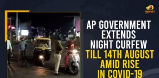 AP Government Extends Night Curfew Till 14th August Amid Rise In COVID-19 Infection