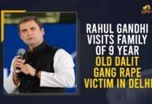 Rahul Gandhi Visits Family Of 9 Year Old Dalit Gang Rape Victim In Delhi 9 Year Old Dalit Gang Rape Victim, 9 Year Old Dalit Gang Rape Victim In Delhi, Dalit Gang Rape Victim, Delhi, Former President of the Indian National Congress, Mango News, rahul gandhi, Rahul Gandhi Meets Family Of 9-year-old, Rahul Gandhi meets family of minor girl raped, Rahul Gandhi Visits Family Of 9 Year Old Dalit Gang Rape Victim, Rahul Gandhi Visits Family Of 9 Year Old Dalit Gang Rape Victim In Delhi, Rahul meets family of Delhi rape-murder victim