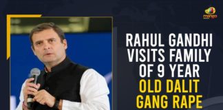 9 Year Old Dalit Gang Rape Victim, 9 Year Old Dalit Gang Rape Victim In Delhi, Dalit Gang Rape Victim, Delhi, Former President of the Indian National Congress, Mango News, rahul gandhi, Rahul Gandhi Meets Family Of 9-year-old, Rahul Gandhi meets family of minor girl raped, Rahul Gandhi Visits Family Of 9 Year Old Dalit Gang Rape Victim, Rahul Gandhi Visits Family Of 9 Year Old Dalit Gang Rape Victim In Delhi, Rahul meets family of Delhi rape-murder victim