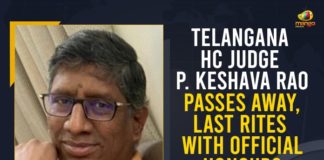 CM KCR Mourns The Death of Telangana High Court Judge Justice, CM KCR Mourns The Death of Telangana High Court Judge Justice P Keshava Rao, Death of Telangana High Court Judge Justice P Keshava Rao, Justice P Keshava Rao, Mango News, Sitting Judge of Telangana HC P Keshava Rao Passes Away, Telangana Chief Minister KCR, Telangana High Court Judge Justice P Keshava Rao, Telangana High Court Judge Justice P Keshava Rao Death, Telangana High Court Judge Justice P Keshava Rao Death news, Telangana High Court judge Justice P Keshava Rao passes away