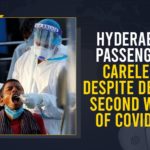 Alarms third Wave, Covid Third wave in India, COVID-19 third wave, Hyderabad Metro Rail Limited, Hyderabad Passengers Careless, Hyderabad Passengers Careless Despite Deadly Second Wave, Hyderabad Passengers Careless Despite Deadly Second Wave Of COVID-19, Hyderabad Railway Station, Mango News, second wave, Second Wave Of COVID-19, Telangana Government
