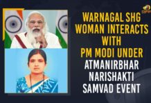 Warnagal SHG Woman Interacts With PM Modi Under Atmanirbhar Narishakti Samvad Event Atmanirbhar Narishakti Samvad Event, Atmanirbhar Narishakti se Samvad, Atmanirbhar Narishakti se Samvad programme, Deendayal Antyodaya Yojana, Itikala Palli, Mango News, Narendra Modi, National Rural Livelihoods Mission, Prime Minister Of India, SHG Woman Interacts With PM Modi, Warangal Rural district of Telangana, Warnagal, Warnagal SHG Woman Interacts With PM Modi, Warnagal SHG Woman Interacts With PM Modi Under Atmanirbhar Narishakti Samvad Event, Women Self Help Group, women SHG