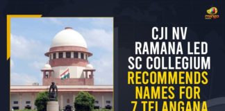 3 women judges among 9 recommended by Collegium, 7 Judicial Officers as Telangana High Court Judges, Collegium recommends 8 High Court judges, Collegium Resolutions, latest news on appointment of high court judges, Mango News, SC Collegium Recommends 7 Names For Appointment, Supreme Court, Supreme Court Collegium, Supreme Court Collegium Recommends 7 Judicial Officers, Supreme Court Collegium Recommends 7 Judicial Officers as Telangana High Court Judges, Supreme Court recommends six names for High Court judges