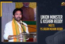 Union Minister G Kishan Reddy Meets YS Jagan Mohan Reddy AP chief Minister YS Jagan Mohan Reddy, Central Minister Kishan Reddy Meets CM YS Jagan, Hyderabad, Kishan Reddy Meets CM YS Jagan, Kishan Reddy Meets CM YS Jagan news, Kishan vows to promote Durga temple as top tourist destination, Mango News, Tadepalli Camp Office, Union Minister Kishan Reddy, Union Minister Kishan Reddy Meets CM YS Jagan, Union Minister Kishan Reddy Meets CM YS Jagan At Tadepalli Camp Office, Union Minister Kishan Reddy meets YS Jagan