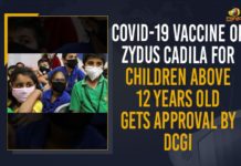 COVID-19 Vaccine Of Zydus Cadila For Children Above 12 Years Old Gets Approval By DCGI DCGI Gives Emergency Use Authorization for ZyCoV-D Covid-19 Vaccine, DCGI Gives Emergency Use Authorization for ZyCoV-D Covid-19 Vaccine Developed by Zydus Cadila, Emergency Use Authorization for ZyCoV-D Covid-19 Vaccine, mango newss, ZyCoV-D, ZyCoV-D Covid-19 Vaccine Developed by Zydus Cadila, Zydus Cadila, Zydus Cadila vaccine gets emergency nod, Zydus Cadila’s 3-Dose Covid Vaccine ZyCoV-D, Zydus Cadila’s Covid-19 vaccine ZyCoV-D gets approval, Zydus Cadila’s three-dose vaccine gets DCGI nod, Zydus Cadila’s ZyCoV-D vaccine gets DCGI nod