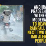 Andhra Pradesh To Witness Moderate To Heavy Rainfall For Next Two Days, IMD Alerts People