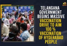 Telangana Government Begins Massive Vaccination Drive To Aim 100 % Vaccination Of Hyderabad People Government Aims To Vaccinate 100 % Population, Mango News, Somesh Kumar, Somesh Kumar held Meeting with officials on COVID, Telangana Chief Secretary, Telangana CS, Telangana CS Somesh Kumar, Telangana CS Somesh Kumar Held Meeting, Telangana CS Somesh Kumar held Review with District Collectors Over Covid-19 Control Measures, Telangana Government, Telangana Government Aims To Vaccinate 100 % Population Of Hyderabad In Next 15 Days, Vaccinate 100 % Population Of Hyderabad In Next 15 Days