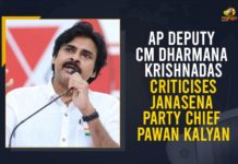 AP Deputy CM Dharmana Krishnadas Criticises JanaSena Party Chief Pawan Kalyan AP Deputy CM Dharmana Krishna Das, AP Deputy CM Dharmana Krishna Das Interesting Comments On Pawan Kalya, AP Deputy CM Dharmana Krishnadas, AP Deputy CM Dharmana Krishnadas Criticises JanaSena Party Chief Pawan Kalyan, AP NEWS, AP Political News, AP Politics, breaking news, Dharmana Krishna Das, Dharmana Krishna Das About Pawan Kalyan, Dharmana Krishna Das Comments On Pawan kalyan, janasena latest news, JanaSena Party Chief, JanaSena Party Chief Pawan Kalyan, JanaSena Party President, Mango News, pawan kalyan, pawan kalyan latest news, Pawan Kalyan Misfit in Politics, YCP, YCP Latest News