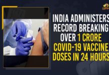 India Administers Record Breaking Over 1 Crore COVID-19 Vaccine Doses In 24 Hours , Corona Vaccination Drive, Corona Vaccination Programme, coronavirus vaccine distribution, COVID 19 Vaccine, Covid Vaccination, Covid vaccination in India, Covid-19 Vaccination, Covid-19 Vaccination Distribution, Covid-19 Vaccination Drive, Covid-19 Vaccine Distribution, Covid-19 Vaccine Distribution News, Covid-19 Vaccine Distribution updates, Distribution For Covid-19 Vaccine, India Covid Vaccination, Mango News, Vaccine Distribution