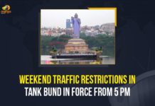 Weekend Traffick Restrictions In Tank Bund In Force From 5 PM Hyderabad Traffic restrictions on Sundays at Tank Bund, Mango News, Tank Bund, Tank Bund and Necklace road traffic, Telangana Police Impose Traffic Restrictions, Telangana Police Impose Traffic Restrictions At Hyderabad’s Tank Bund Area On Sundays, Traffic Restrictions At Hyderabad’s Tank Bund, Traffic Restrictions At Hyderabad’s Tank Bund Area, Traffick Restrictions In Tank Bund In Force, Weekend Traffick Restrictions In Tank Bund, Weekend Traffick Restrictions In Tank Bund In Force From 5 PM