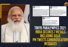 Tokyo Paralympics 2021: India Secures 7 Medals Including Gold, PM Tweets Congratulatory Messages Avani Lekhara bagged a Gold medal for India at the Tokyo Paralympics, Bhavina Patel & Nishad Kumar win silver medals, Gold medal for India at the Tokyo Paralympics, India Secures 7 Medals Including Gold, India Secures 7 Medals Including Gold PM Tweets Congratulatory Messages, Mango News, PM Narendra Modi Leads Congratulatory Messages, PM Tweets Congratulatory Messages, Tokyo Paralympics, Tokyo Paralympics 2020 Live Updates, Tokyo Paralympics 2021, Tokyo Paralympics 2021 Live