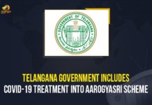 Aarogyasri Scheme, Cover Covid treatment under Aarogyasri, Covid-19 treatment included in Aarogyasri scheme, COVID-19 Treatment Into Aarogyasri Scheme, COVID-19 treatment under the State Government’s Aarogyasri Scheme, Include Covid-19 treatment in AarogyaSri in Telangana, Mango News, Telangana, Telangana Arogyasri beneficiaries, Telangana Arogyasri beneficiaries can avail COVID-19 Treatment, Telangana Government Includes COVID-19 Treatment, Telangana Government Includes COVID-19 Treatment Into Aarogyasri Scheme, Telangana Rashtra Samithi, TRS Health Department