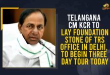 Telangana CM KCR To Lay Foundation Stone Of TRS Office In Delhi, To Begin Three Day Tour Today Chief Minister of Telangana, CM KCR, CM KCR To Lay Foundation Stone For TRS Party Office In Delhi, Foundation Stone Of TRS Office In Delhi, KCR to lay foundation stone for TRS office in Delhi on Sep 2, KCR to lay foundation stone for TRS party office in Delhi, Mango News, telangana CM, Telangana cm kcr, Telangana CM KCR To Lay Foundation Stone Of TRS Office, Telangana CM KCR To Lay Foundation Stone Of TRS Office In Delhi, Telangana Rashtra Samithi, TRS Bhavan in the National Capital, TRS Office In Delhi