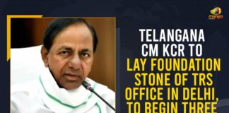 Chief Minister of Telangana, CM KCR, CM KCR To Lay Foundation Stone For TRS Party Office In Delhi, Foundation Stone Of TRS Office In Delhi, KCR to lay foundation stone for TRS office in Delhi on Sep 2, KCR to lay foundation stone for TRS party office in Delhi, Mango News, telangana CM, Telangana cm kcr, Telangana CM KCR To Lay Foundation Stone Of TRS Office, Telangana CM KCR To Lay Foundation Stone Of TRS Office In Delhi, Telangana Rashtra Samithi, TRS Bhavan in the National Capital, TRS Office In Delhi