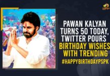 Pawan Kalyan Turns 50 Today, Twitter Pours Birthday Wishes With Trending #HappyBirthdayPSPK Happy 50th birthday Pawan Kalyan, JanaSena Party President Pawan Kalyan, Mango News, pawan kalyan, Pawan Kalyan 50, Pawan Kalyan 50th Birthday, pawan kalyan birthday, Pawan Kalyan Birthday News, Pawan Kalyan Birthday Wishes, Pawan Kalyan Turns 50, Pawan Kalyan Turns 50 Today, Pawan Kalyan Turns 50 Today Twitter Pours Birthday Wishes With Trending #HappyBirthdayPSPK, Pawan Kalyan’s 50th Birthday Treat, Telugu Film Star Pawan Kalyan’s 50th Birthday, Twitter Pours Birthday Wishes With Trending #HappyBirthdayPSPK