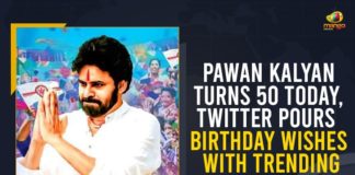 Happy 50th birthday Pawan Kalyan, JanaSena Party President Pawan Kalyan, Mango News, pawan kalyan, Pawan Kalyan 50, Pawan Kalyan 50th Birthday, pawan kalyan birthday, Pawan Kalyan Birthday News, Pawan Kalyan Birthday Wishes, Pawan Kalyan Turns 50, Pawan Kalyan Turns 50 Today, Pawan Kalyan Turns 50 Today Twitter Pours Birthday Wishes With Trending #HappyBirthdayPSPK, Pawan Kalyan’s 50th Birthday Treat, Telugu Film Star Pawan Kalyan’s 50th Birthday, Twitter Pours Birthday Wishes With Trending #HappyBirthdayPSPK