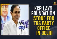 KCR Lays Foundation Stone For TRS Party Office In Delhi Chief Minister of Telangana, CM KCR, CM KCR Lay Foundation Stone For TRS Party Office In Delhi, CM KCR Lays Foundation Stone for TRS Party Office in New Delhi, Foundation stone of TRS office in Delhi, KCR lay foundation stone for TRS office in Delhi, KCR lay foundation stone for TRS party office in Delhi, KCR Lays Foundation Stone for TRS Party Office in New Delhi, Mango News, Telangana CM, Telangana CM KCR, Telangana CM KCR Lay Foundation Stone Of TRS Office In Delhi, Telangana CM KCR To Lay Foundation Stone Of TRS Office, Telangana CM KCR To Lay Foundation Stone Of TRS Office In Delhi, Telangana Rashtra Samithi, TRS Bhavan in the National Capital, TRS Office In Delhi, TRS Party President