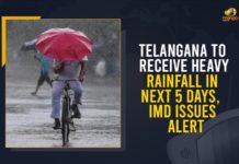 Telangana To Receive Heavy Rainfall In Next 5 Days, IMD Issues Alert Hyderabad Weather Report, Indian Meteorological Department, Mango News, Political Updates 2019, Rains To Continue For Three More Days, Rains To Continue For Three More Days In Telangana, Telangana, Telangana Breaking News, Telangana Rains To Continue, Telangana Rains To Continue For Three More Days, Telangana State Development Planning Society