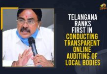 Telangana Ranks First In Conducting Transparent Online Auditing Of Local Bodies Centre pats Telangana for first rank at online auditing, Errabelli Dayakar Rao, Mango News, Online Auditing Of Local Bodies, Online Auditing Of Local Bodies In Telangana, Panchayat Raj Minister of Telangana, Telangana 1st in online auditing, Telangana first rank at online auditing, Telangana first rank at online auditing Local Bodies, Telangana Government, Telangana Ranks First In Conducting Transparent Online Auditing, Telangana Ranks First In Conducting Transparent Online Auditing Of Local Bodies, Transparent Online Auditing Of Local Bodies