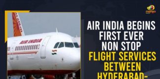 Air India Begins First Ever Non Stop Flight Services, Air India Begins First Ever Non Stop Flight Services Between Hyderabad-London, Air India launch non-stop flight service between, Air India set to commence Hyderabad-London non-stop flight, Air India to begin non-stop Hyderabad-London flights, Air India to operate first ever non-stop Hyderabad-London flight, Air India to start direct flights to London from Hyderabad, flights to London from Hyderabad, Hyderabad-London flight, International flights latest news, Mango News, Non Stop Flight Services Between Hyderabad-London, non-stop Hyderabad-London flights