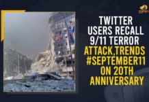 Twitter Users Recall 9/11 Terror Attack, Trends #September11 On 20th Anniversary 20 years of the deadly 9/11 terror attack, 9/11 20 Years Anniversary LIVE Updates, 9/11 attack, 9/11 Attack Anniversary, 9/11 Memorial site should remind us of collective resolve, 9/11 Terror Attack, Mango News, Osama bin Laden, Trends #September11 On 20th Anniversary, Twitter Users Recall 9/11 Terror Attack, Twitter Users Recall 9/11 Terror Attack Trends #September11 On 20th Anniversary, World Trade Centre