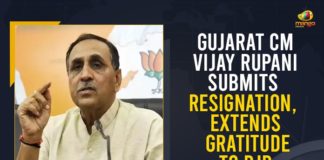 BJP removes CM Vijay Rupani, Chief Minister Vijay Rupani Resigns, Gujarat, Gujarat Chief Minister, Gujarat Chief Minister Vijay Rupani Resigns, Gujarat Political News, Mango News, Vijay Rupani resigns as Gujarat Chief Minister, Vijay Rupani resigns as Gujarat CM, Vijay Rupani resigns as Gujarat CM after 5 years in power, Vijay Rupani Resigns LIVE Updates