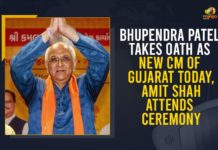 Bhupendra Patel Takes Oath As New CM Of Gujarat Today, Amit Shah Attends Ceremony amit shah, Bhupendra Patel, Bhupendra Patel Elected As New Chief Minister of Gujarat, Bhupendra Patel elected new Chief Minister of Gujarat, Bhupendra Patel The New Chief Minister Of Gujarat, Bhupendra Patel to be new Gujarat Chief Minister, BJP MLA Bhupendra Patel sworn-in as new Gujarat CM, Governor of Gujarat, Gujarat CM, Gujarat CM Bhupendra Patel, Mango News, The New Gujarat CM, Union Home Minister, Union Home Minister Amit Shah, Vijay Rupani